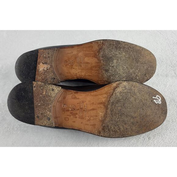 Bottega Venetta MP Vintage Black Leather Slip On Trainers Penny Loafers | 5.5 - Picture 12 of 16